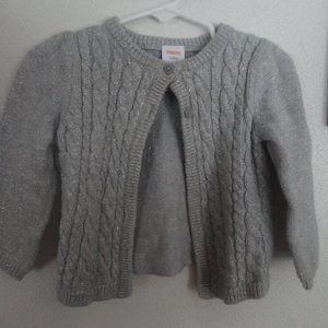 glittery sweater for little girl